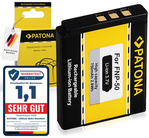 Patona batteria 750mah - np-50,