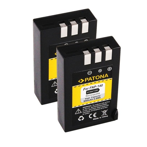 Batteria per fuji - 2x,